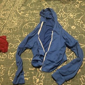 Blue Shein zip up hoodie